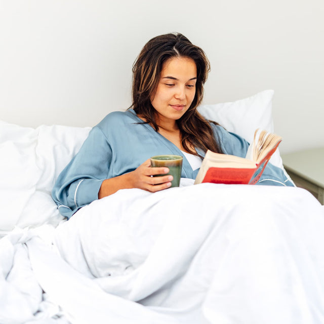 Verminder stress & ontspan | Het geborgen gevoel van de deken verlaagt cortisol. Hierdoor ervaar je minder stress.