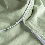 Novaline verzwaringsdeken hoes katoen groen rits