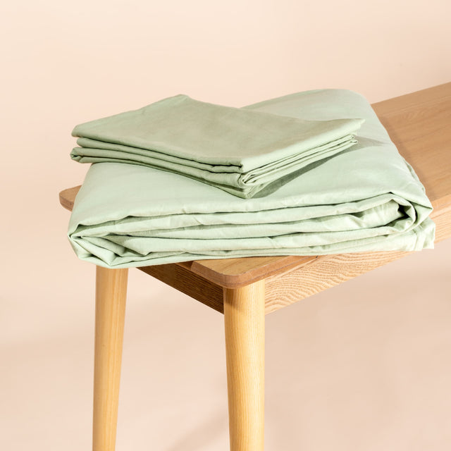 Novaline verzwaringsdeken hoes katoen groen