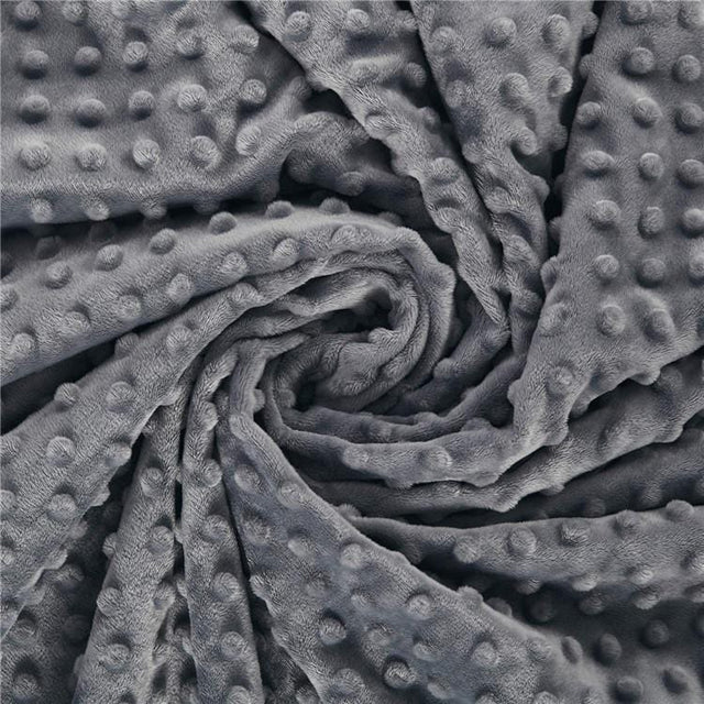 Verzwaringsdeken hoes - 240x220 cm - Grijs - Minky
