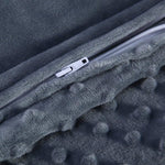 Weighted blanket 6 kg - 140x200 cm + Cover Gray Minky