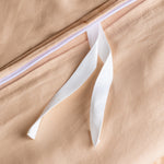 Gewichtsdecke 15 kg - 240x220 cm + Bezug Beige Baumwolle