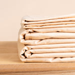 Gewichtsdecke 15 kg - 240x220 cm + Bezug Beige Baumwolle