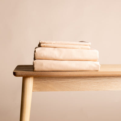 Verzwaringsdeken 8 kg - 140x200 cm + Hoes Beige Katoen