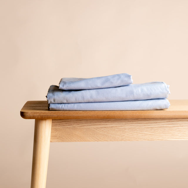 Verzwaringsdeken hoes - 150x200 cm - Blauw - Katoen