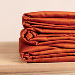 Gewichtsdecke 15 kg - 240x220 cm + Bezug Bordeaux Baumwolle