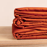 Gewichtsdeckenbezug - 140x200 cm - Bordeaux - Baumwolle