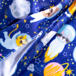 Verzwaringsdeken hoes - 90x120 cm - Astronaut - Minky