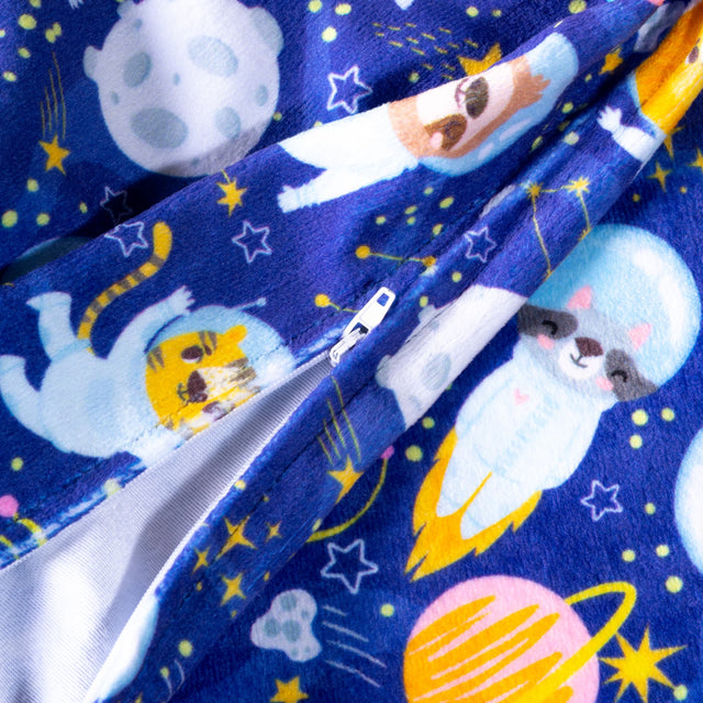 Verzwaringsdeken hoes - 90x120 cm - Astronaut - Minky