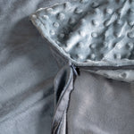 Verzwaringsdeken 2 kg - 90x120 cm + Hoes Grijs Minky