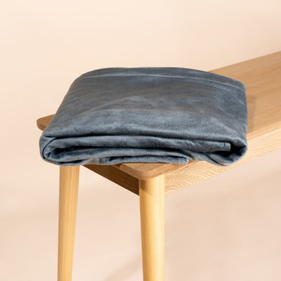 novaline weighted blanket cover minky gray.JPG