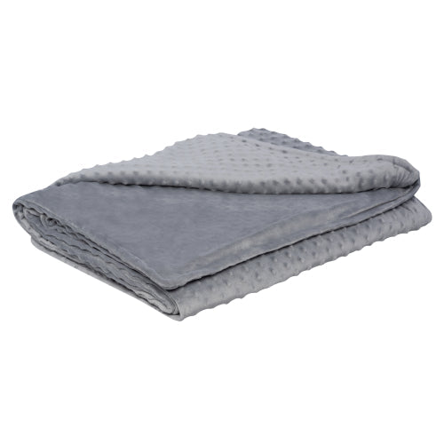 Verzwaringsdeken 2 kg - 90x120 cm + Hoes Grijs Minky